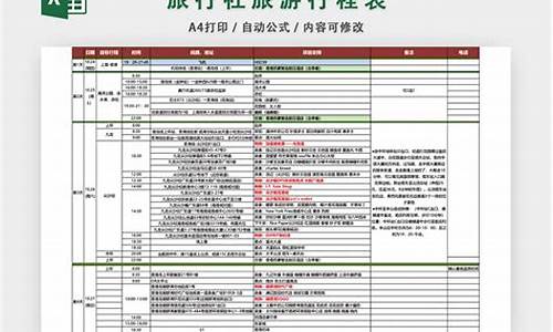 怎样做旅游攻略表格简单_怎样做旅游攻略表格简单又好看