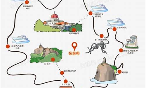 旅游路线图手绘公园简单_旅游路线图手绘公园简单版