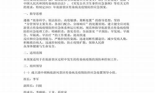 景区消防应急预案方案_景区消防应急预案方案范文