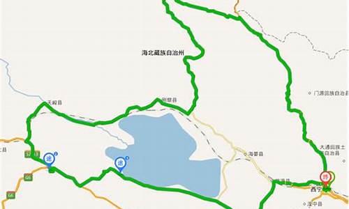 环青海湖自驾游路线_环青海湖自驾游路线图